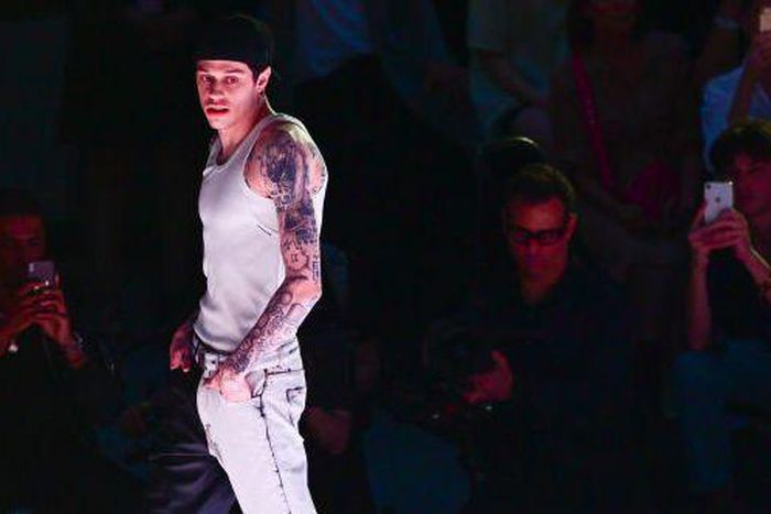 SNL's Pete Davidson Models in Alexander Wang Show