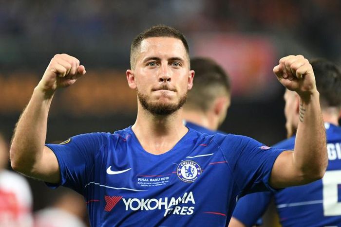 Belgium's Eden Hazard's last match for Chelsea was a victory in last month's Europa League final