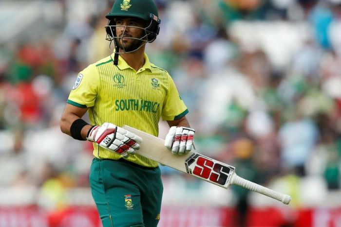 South Africa's JP Duminy is ashamed of his side's poor showing at the Cricket World Cup