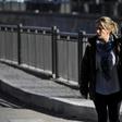 Argentinian Ezequiel Villalonga (R), 18, a victim of sexual abuse, walks with his mother Natalia along a street in Mendoza, Argentina