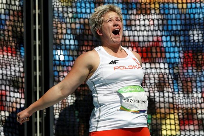 Anita Wlodarczyk won gold in the hammer at the Rio Olympics