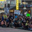 People rally in June in Los Angeles against a Trump administration plan for the Immigration and Customs Enforcment agency to use an Oklahoma military base as a detention center for detained migrant children