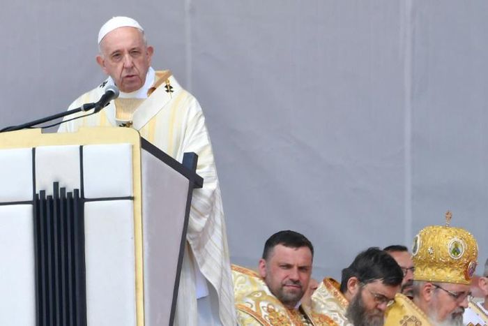 Pope Francis, who celebrated Sunday's mass at the Liberty Field in Blaj winding up a three-day visit to Romania, beatified seven Greco-Catholic bishops tortured in the early days of the old Communist regime