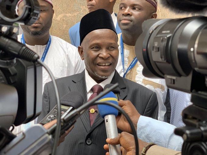 Justice Mohammed Tanko as substantive Chief Justice of Nigeria (CJN) [Twitter/@BashirAhmaad]