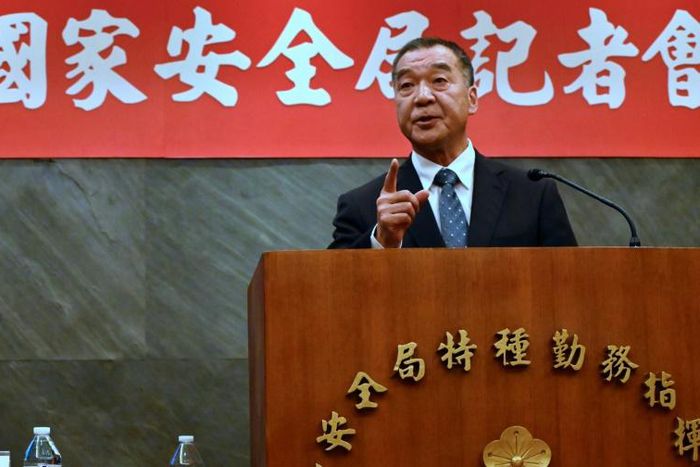 Taiwan's spy chief Chiu Kuo-cheng delivered a highly unusual press conference on Friday