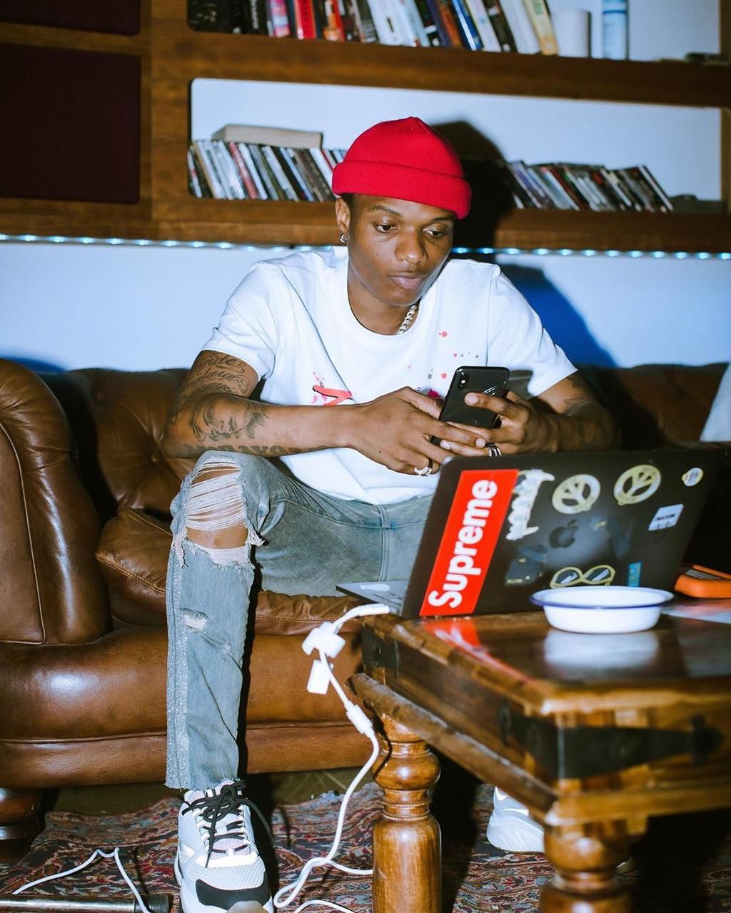 Wizkid's fame and fortune rose when he cllaborated with Drake to work on 'One Dance'. [Instagram/Wizkidayo]