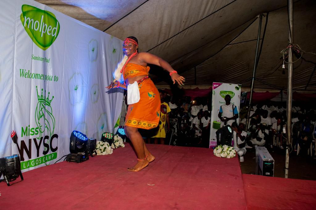 Molped sanitary pad sponsors Miss NYSC Lagos & Jos
