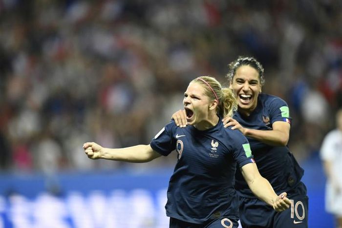 Eugenie Le Sommer has scored in France's first two matches of the Women's World Cup