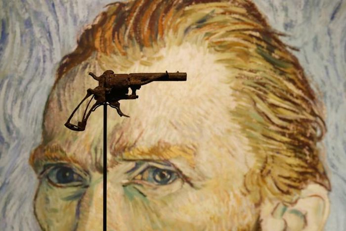Fatal weapon: The revolver Vincent Van Gogh is believed to have shot himself with was found in a field by a farmer in 1965, 75 years after the painter's death