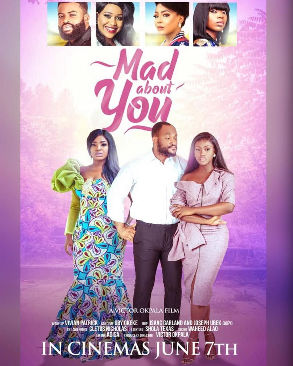 The movie which is produced by Victor Okpala gives us an insight into the life of celebrities on and off cameras [Instagram/LindaOsifo]