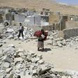 Syrian refugees have been ordered by the Lebanese government to demolish cinderblock shelters