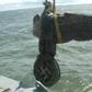 A photo of the Nazi eagle on the Admiral Graf Spee the day it was recovered in 2006
