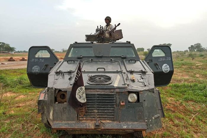 Boko Haram gun truck seized by Nigerian Army troops [Facebook/HQ Nigerian Army]