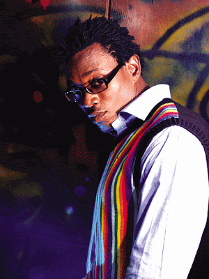 B-Elect in the picture he shot for Guardian Life Magazine in 2009, during the press run for his debut album. (Guardian Life Magazine)