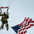 US WWII veteran Tom Rice parachutes into Normandy 75 years after the D-Day landings