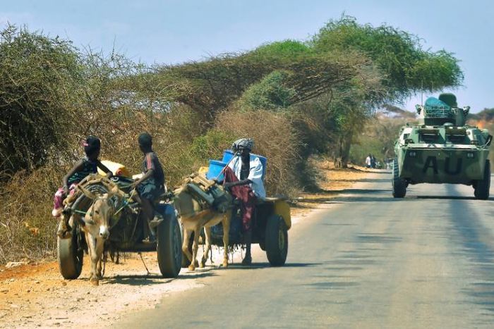 At least seven people were killed in a suicide bomb and gun attack in the southern port town of Kismayo, Somalia, whose streets are pictured here in November 2016