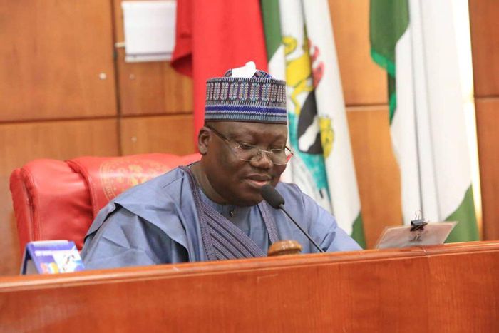 President of the Senate, Ahmad Lawan [[Twitter/@SPNigeria]