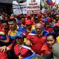 Venezuela President Nicolas Maduro's right-hand man, Diosdado Cabello joins protesters against the US sanctions