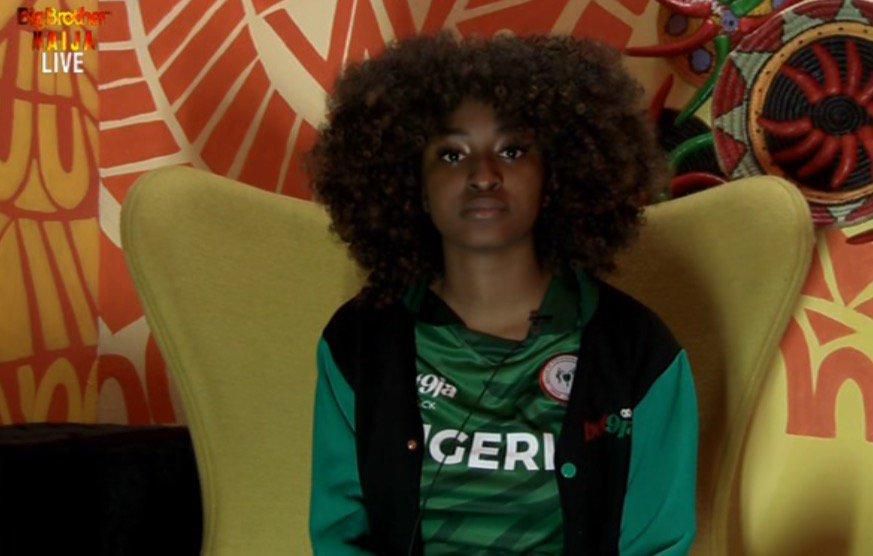 KimOprah during her diary session [Twitter/BigBroNaija]