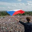Organisers estimated that a quarter of a million protesters took to the streets of Prague