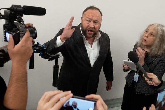 Alex Jones of infowars is accused of sending child porn in Sandy Hook hoax case
