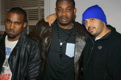 Don Jazzy and Kanye West. Date unknown (Naija Label)