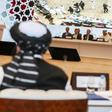 Delegates at the Intra-Afghan talks in the Qatari capital Doha