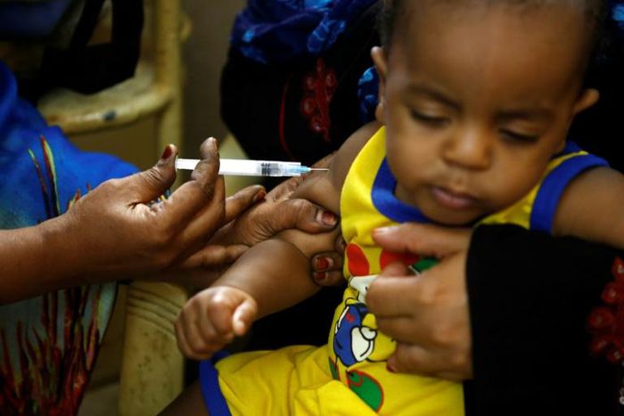 Preventing epidemics of measles requires 95 percent of the population to be immunised, says DR Congo's health minister