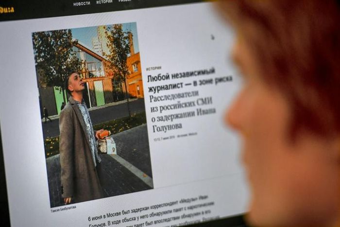 Meduza said on its website that Golunov's detention was punishment for his work