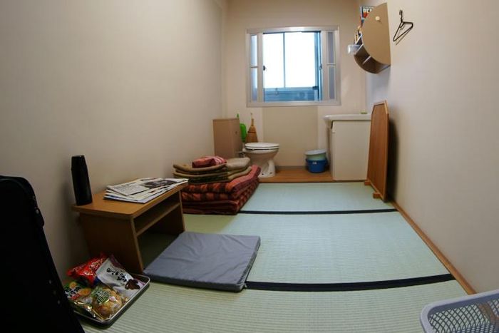 A one-person cell at the Tokyo Detention House where Carlos Ghosn was detained