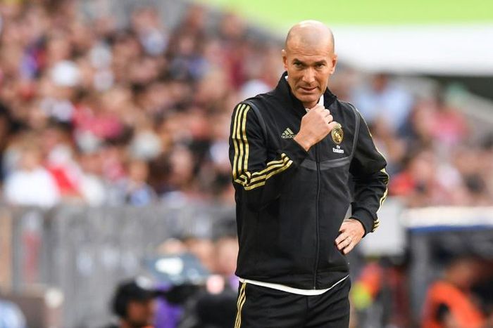 Zinedine Zidane could only watch from the sidelines in Munich as his Real Madrid team lost again