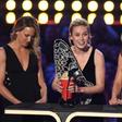 Brie Larsen added to the Marvel superheroes' haul by picking up the best fight award, praising her stunt workers as the "living embodiment of Captain Marvel" as she brought them up on stage