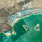 An aerial view of a tailings dam used to store mining waste, in this case from copper, belonging to the Minera Valle Central mining company, is pictured in Rancagua, Chile on May 31