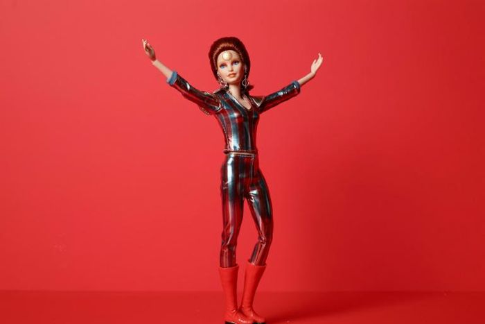 This handout photo released by Mattel on July 11, 2019 shows the David Bowie Doll Barbie