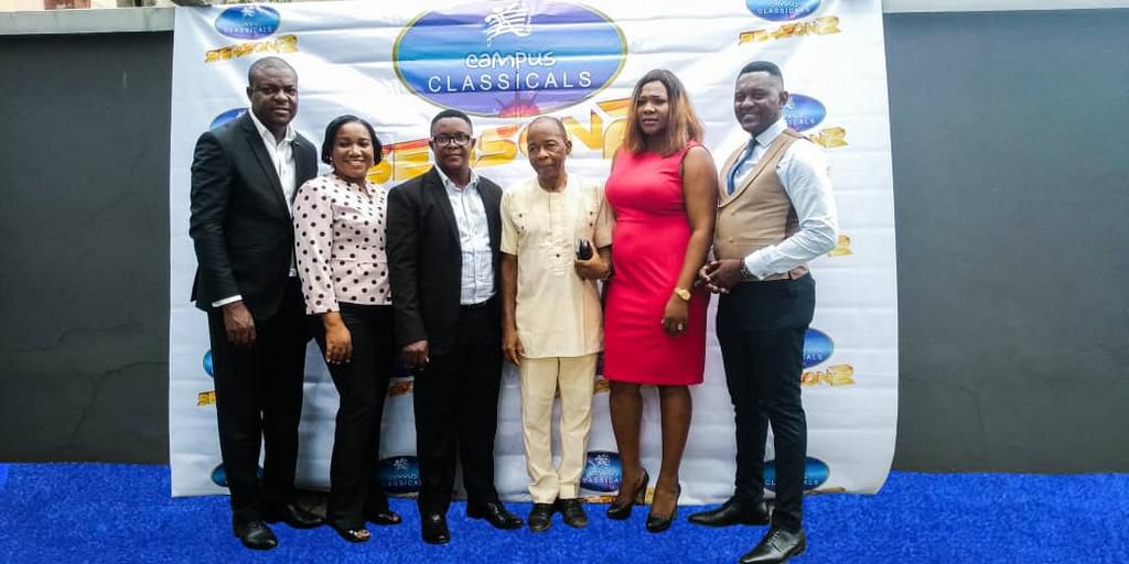 L-R: Hyacinth Peter (Project Manager Classical Showcase Limited), Chika Ononye (Admin Manager ZOYA Media Limited), Sylvester Obriko (Managing Director Classical Showcase Limited),  Prof Anthony Mereni ( Campus Classicals Technical Consultant), Nwogo On...