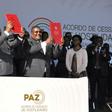 On August 1, President Filipe Nyusi, left, and Renamo leader Ossufo Momade signed a precursor pact to end military hostilities