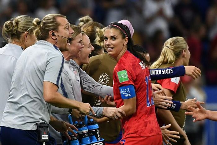 Alex Morgan got the winner as the USA beat England 2-1 in their World Cup semi-final