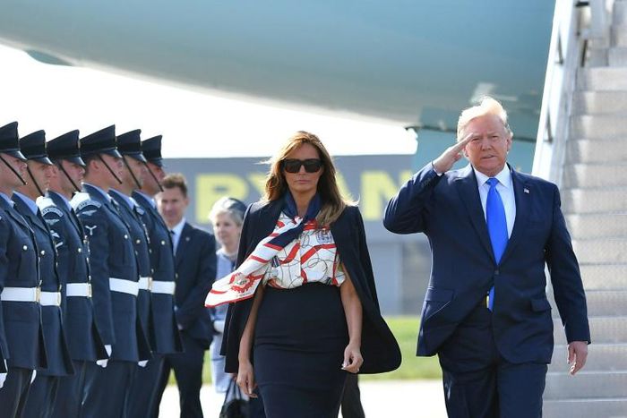 Trump and his wife Melania are to meet Queen Elizabeth II at Buckingham Palace