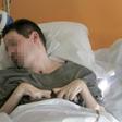 Silent witness: Vincent Lambert has not been able to communicate with anyone since his accident in 2008