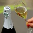 The QR code on the foil of the bottle helps champagne makers battle counterfeiters and provides a link to customers