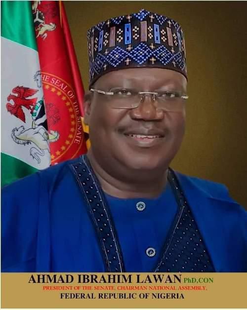 Official portrait of the Senate President, Ahmad Ibrahim Lawan (Vanguard)