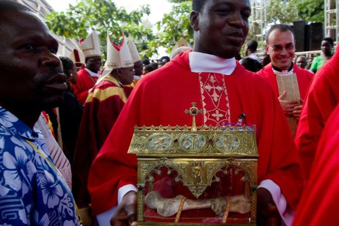 Martyrs Day commemorates 45 Anglican and Catholic converts to Christianity who were killed in the 1880s by Mwanga II, the king of Buganda, now part of Uganda. A bone of one of the martys is a revered relic