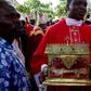 Martyrs Day commemorates 45 Anglican and Catholic converts to Christianity who were killed in the 1880s by Mwanga II, the king of Buganda, now part of Uganda. A bone of one of the martys is a revered relic