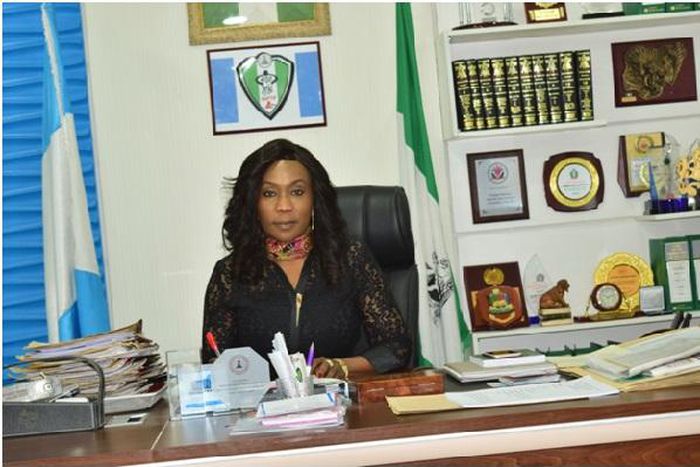 Mrs Julie Okah-Donli, the Director-General