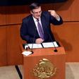 Mexican Foreign Minister Marcelo Ebrard, pictured on June 14, 2019, assured Congress he had not agreed to Trump's demand for a "safe third country agreement"