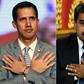 Delegations representing Venezuelan President Nicolas Maduro (R) and self-declared interim president Juan Guaido (L) are meeting in Barbados for dialogue