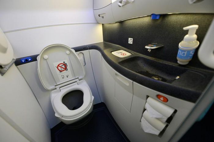 Passengers were offloaded from the plane after the cleaners discovered the foetus blocking the toilet
