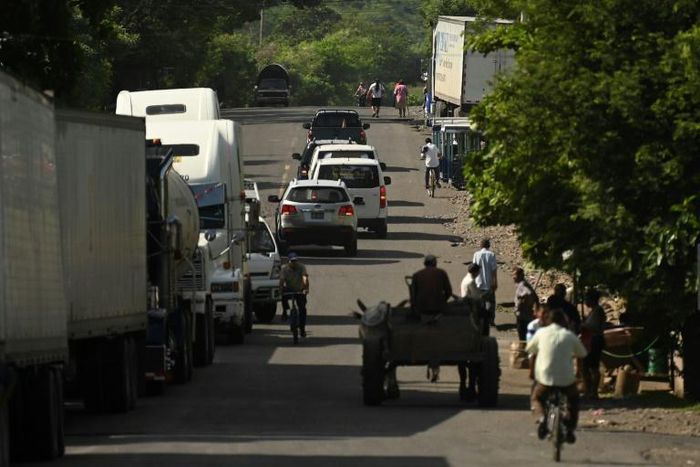A caravan including hearses brought the bodies of Oscar Alberto Martinez and his infant daughter Valeria back to their Salvadoran hometown of La Hachadura on June 30, 2019, a week after they drowned while trying to cross the Rio Grande to Texas