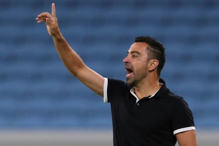 Xavi in his new role as coach of Al Sadd