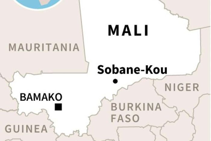Map locating the village of Sobane-Kou in Mali